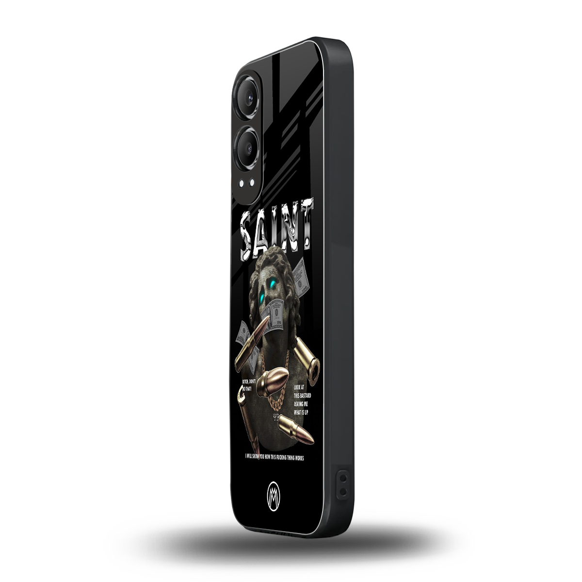 saint back phone cover | glass case for oneplus nord ce 4 lite