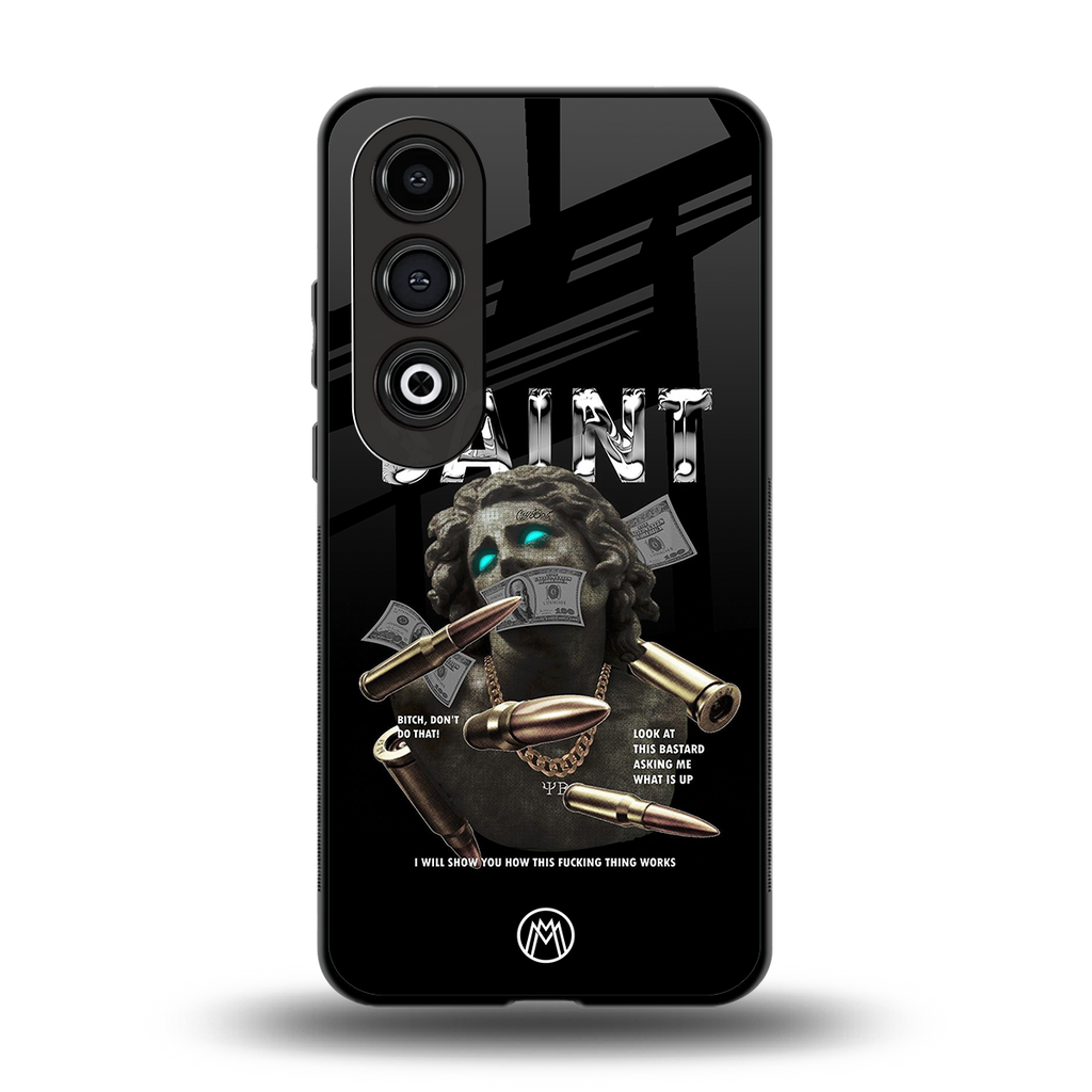 saint back phone cover | glass case for oneplus nord ce 4