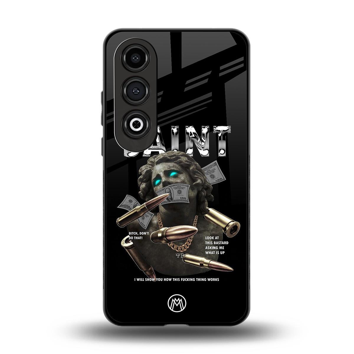 saint back phone cover | glass case for oneplus nord ce 4