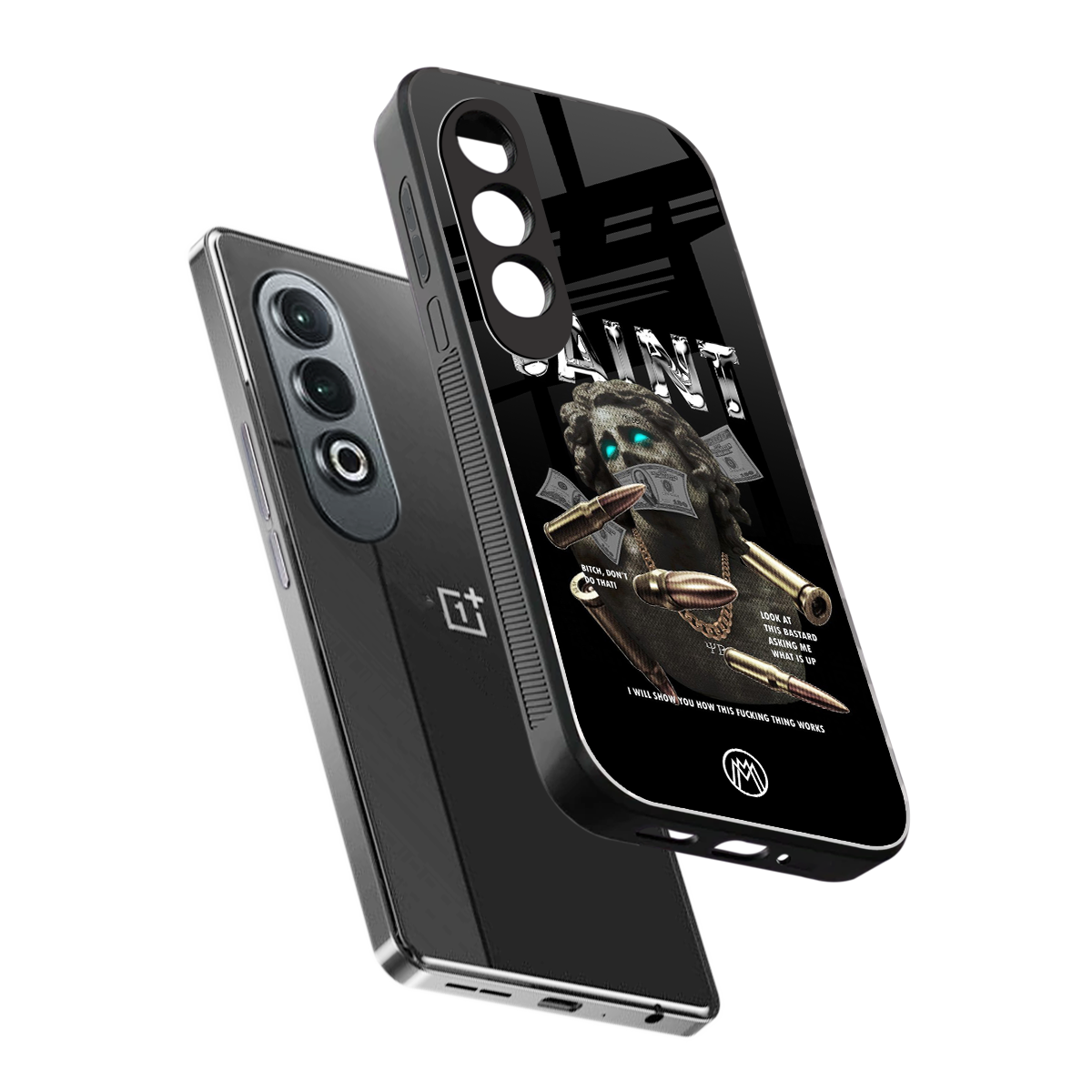 saint back phone cover | glass case for oneplus nord ce 4