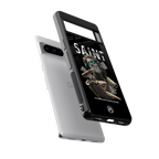 saint back phone cover | glass case for google pixel 8 pro