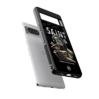 saint back phone cover | glass case for Google Pixel 8