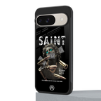 saint back phone cover | glass case for google pixel 9