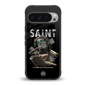 saint back phone cover | glass case for google pixel 9 pro