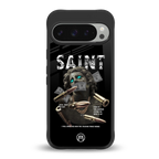 saint back phone cover | glass case for google pixel 9 pro