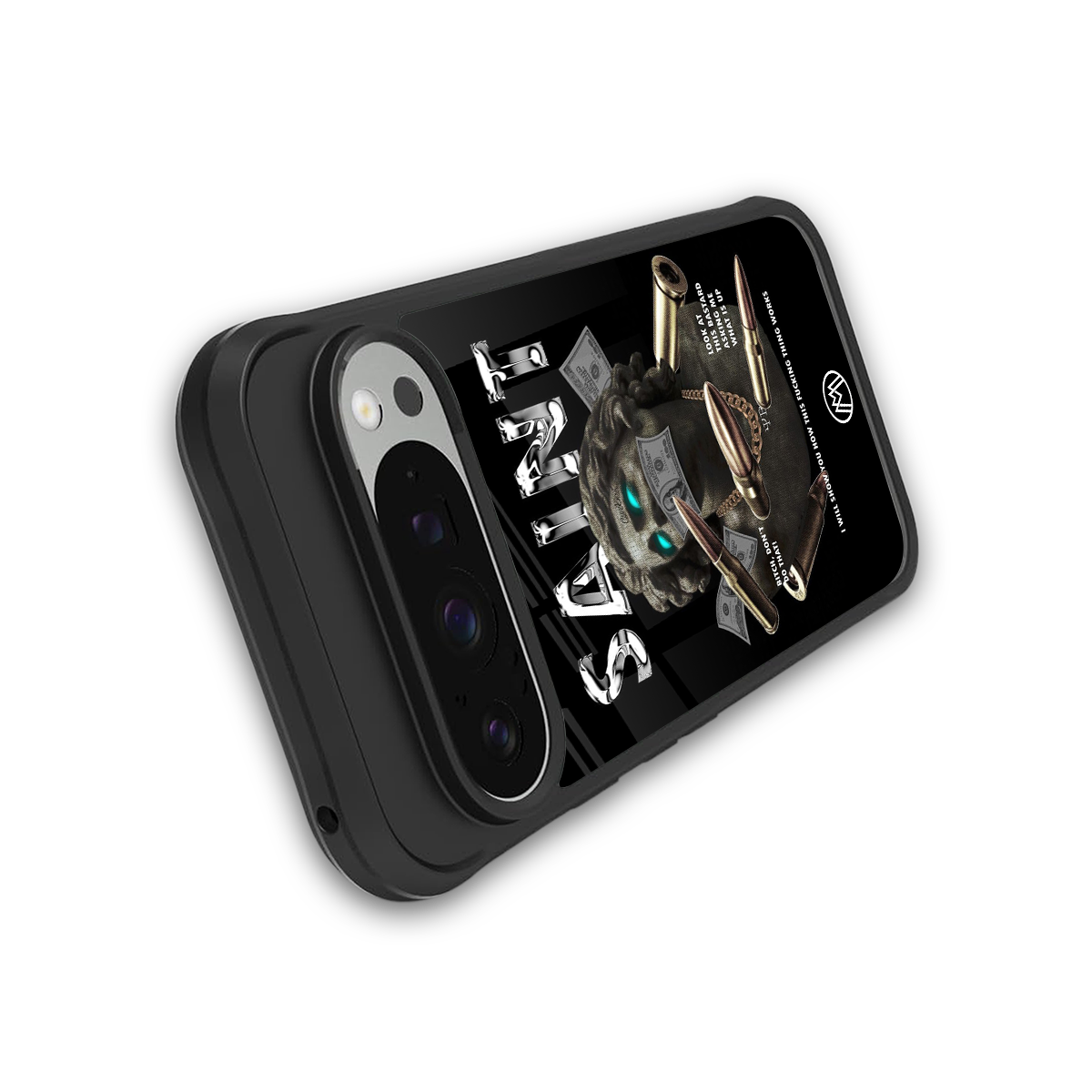 saint back phone cover | glass case for google pixel 9 pro