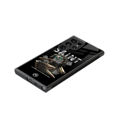 saint back phone cover | glass case for samsung galaxy s24 ultra