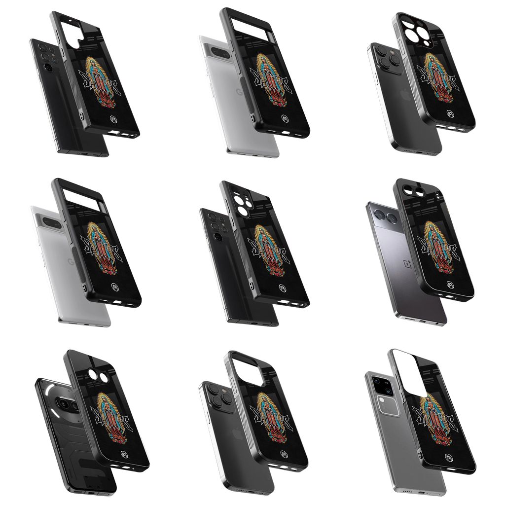 Durable Glass Back Mobile Case for iPhone, Samsung, OnePlus, Google Pixel, Redmi, Vivo, Oppo