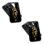 Trendy Glass Back Mobile Case for iPhone, Samsung, Redmi, OnePlus, Google Pixel, Motorola