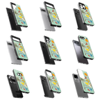 Durable Glass Back Mobile Case for iPhone, Samsung, OnePlus, Google Pixel, Redmi, Vivo, Oppo