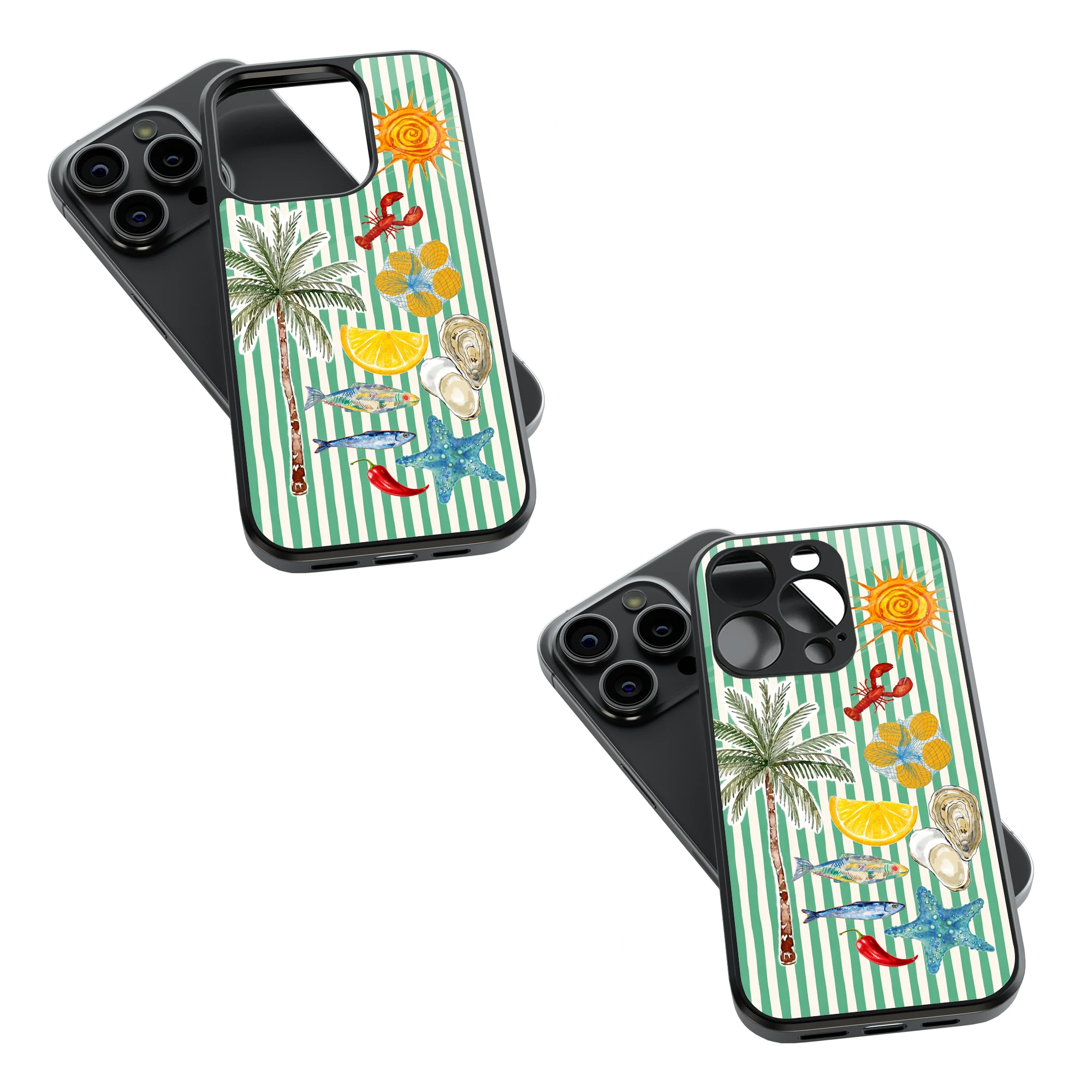 Trendy Glass Back Mobile Case for iPhone, Samsung, Redmi, OnePlus, Google Pixel, Motorola