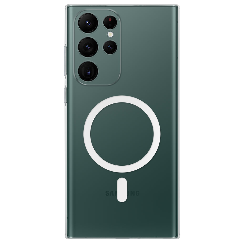 Anti Yellow Magsafe Clear Case for Samsung Galaxy S22 Ultra 5G