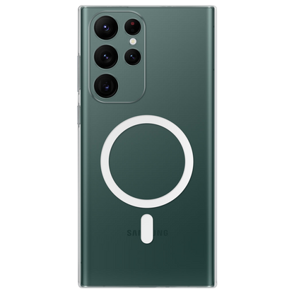 Anti Yellow Magsafe Clear Case for Samsung Galaxy S22 Ultra 5G