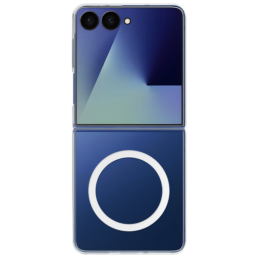 Anti Yellow Magsafe Clear Case for Samsung  Galaxy Z Flip 7