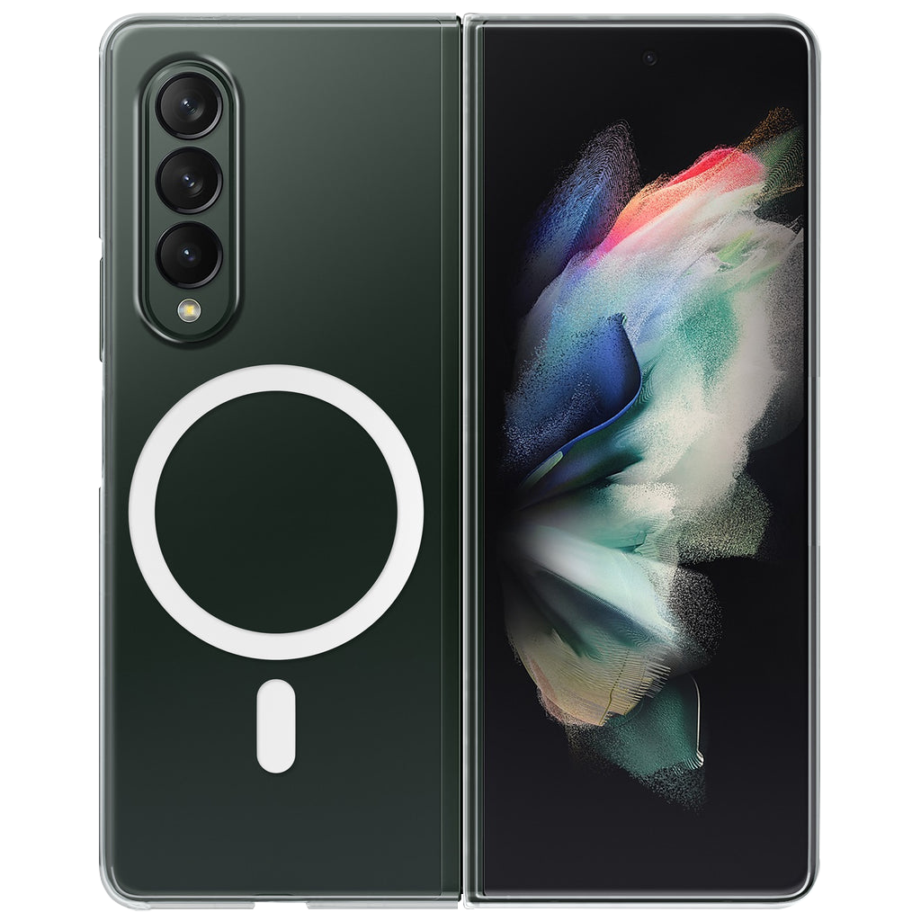 Anti Yellow Magsafe Clear Case for Samsung  Galaxy Z Fold 3