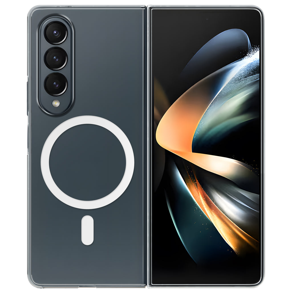 Anti Yellow Magsafe Clear Case for Samsung  Galaxy Z Fold 4