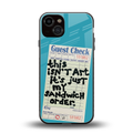 sandwich order back phone cover | glass case for iphone 13