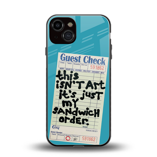 sandwich order back phone cover | glass case for iphone 13