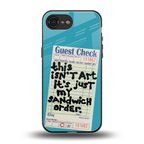 sandwich order back phone cover | glass case for iphone 16e