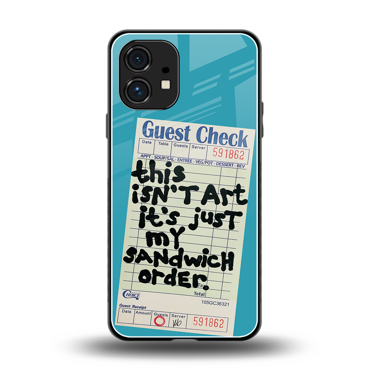 sandwich order back phone cover | glass case for nothing phone 1