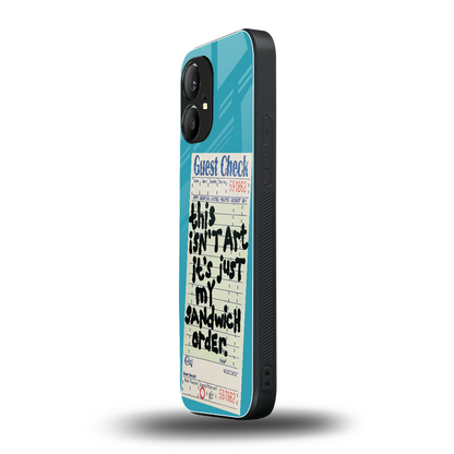 sandwich order back phone cover | glass case for nothing phone 1