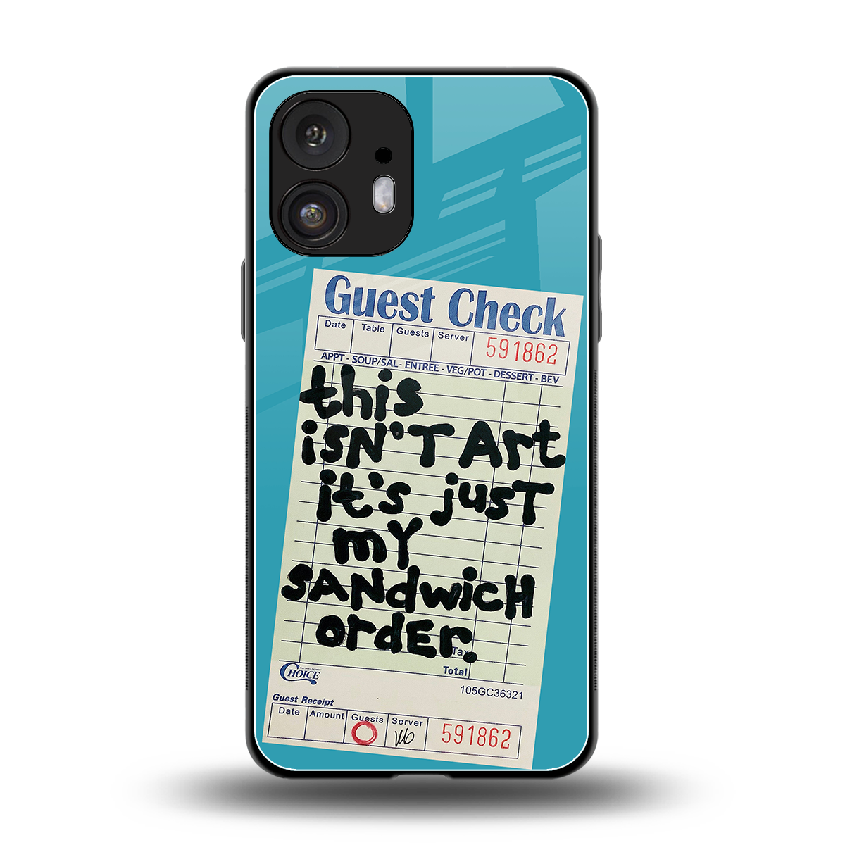 sandwich order back phone cover | glass case for nothing phone 2
