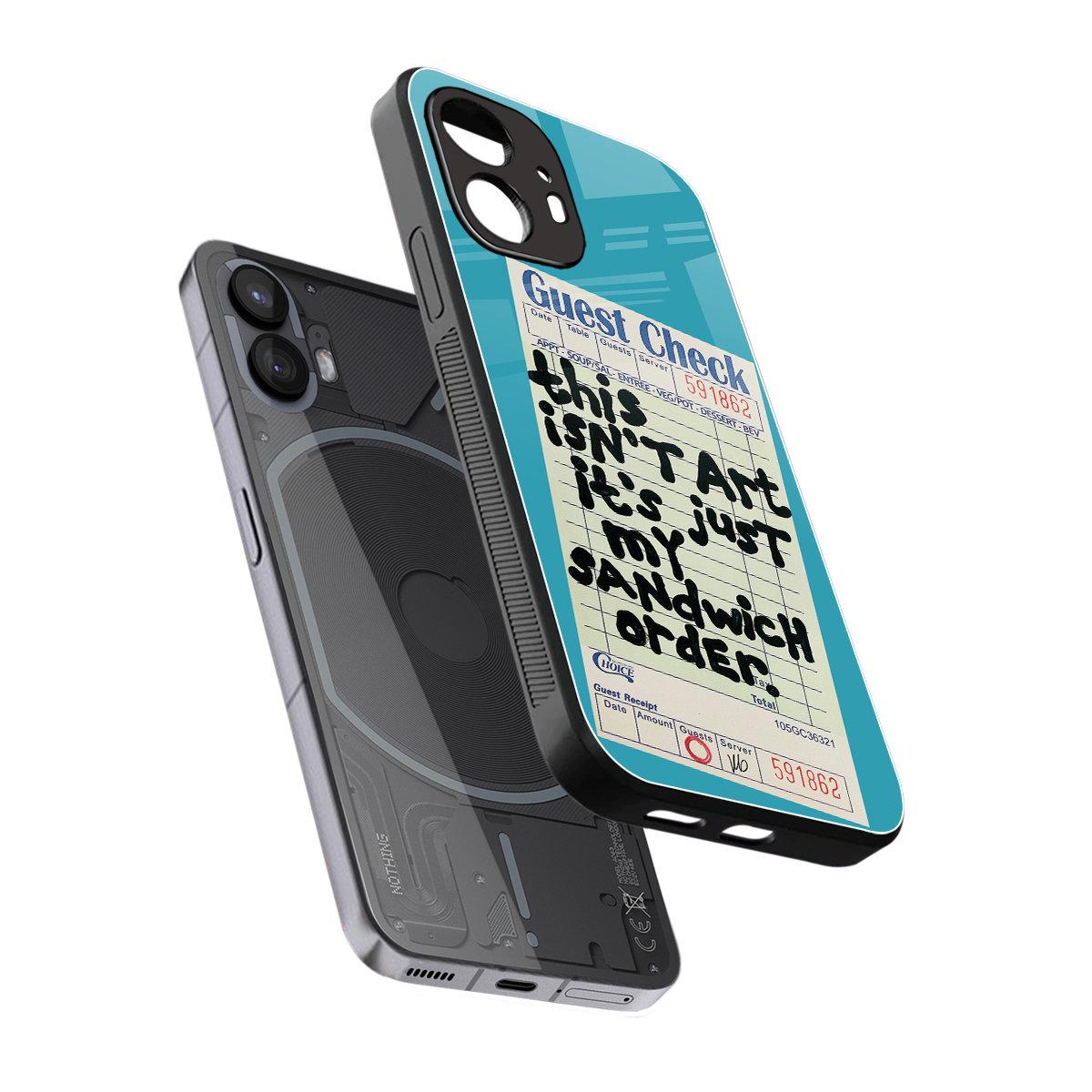 sandwich order back phone cover | glass case for nothing phone 2
