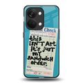 sandwich order back phone cover | glass case for oneplus nord 3