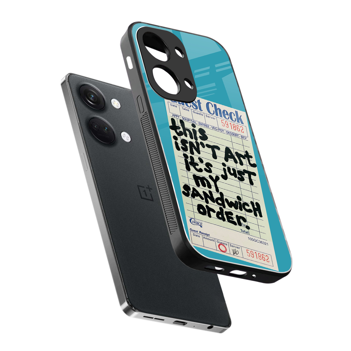 sandwich order back phone cover | glass case for oneplus nord 3