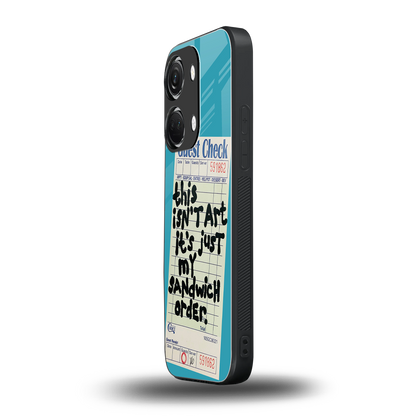 sandwich order back phone cover | glass case for oneplus nord 3