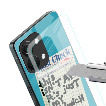 sandwich order back phone cover | glass case for oneplus nord 3