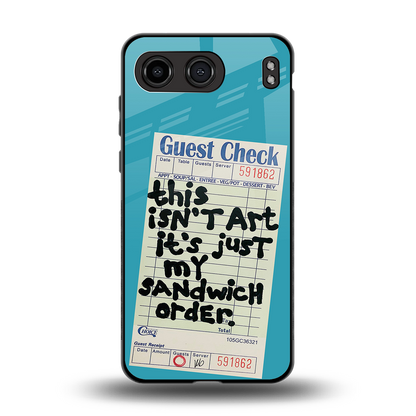 sandwich order back phone cover | glass case for oneplus nord 4