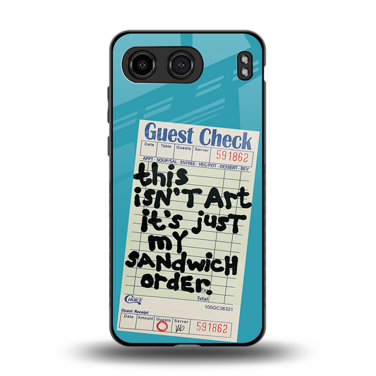 sandwich order back phone cover | glass case for oneplus nord 4