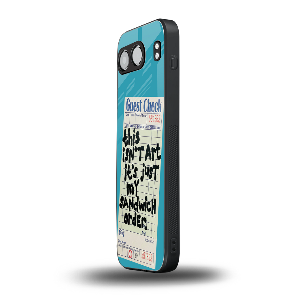 sandwich order back phone cover | glass case for oneplus nord 4