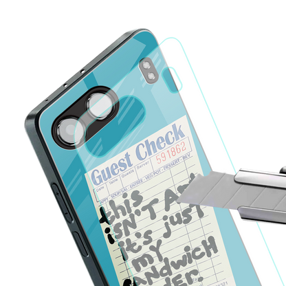 sandwich order back phone cover | glass case for oneplus nord 4