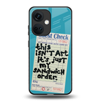 sandwich order back phone cover | glass case for oneplus nord ce 3
