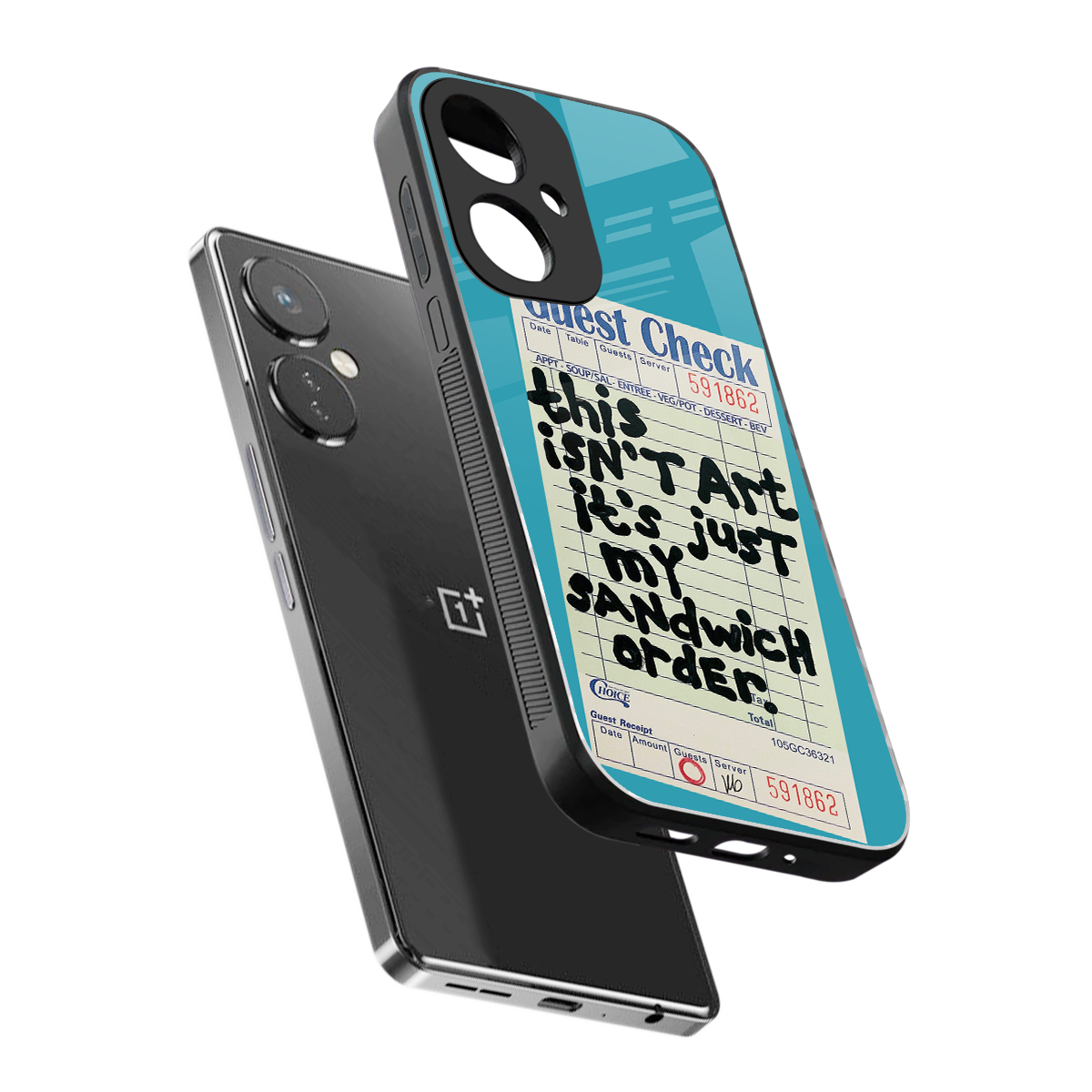 sandwich order back phone cover | glass case for oneplus nord ce 3