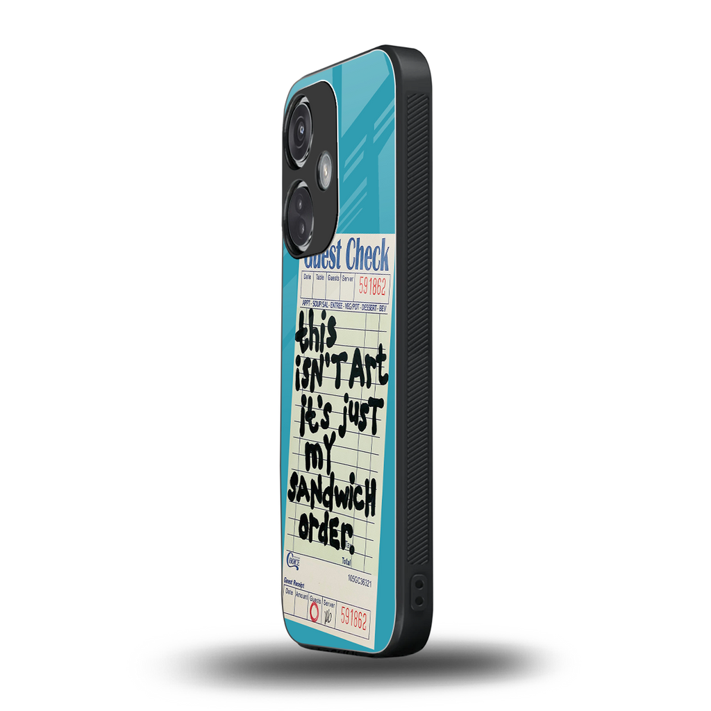sandwich order back phone cover | glass case for oneplus nord ce 3