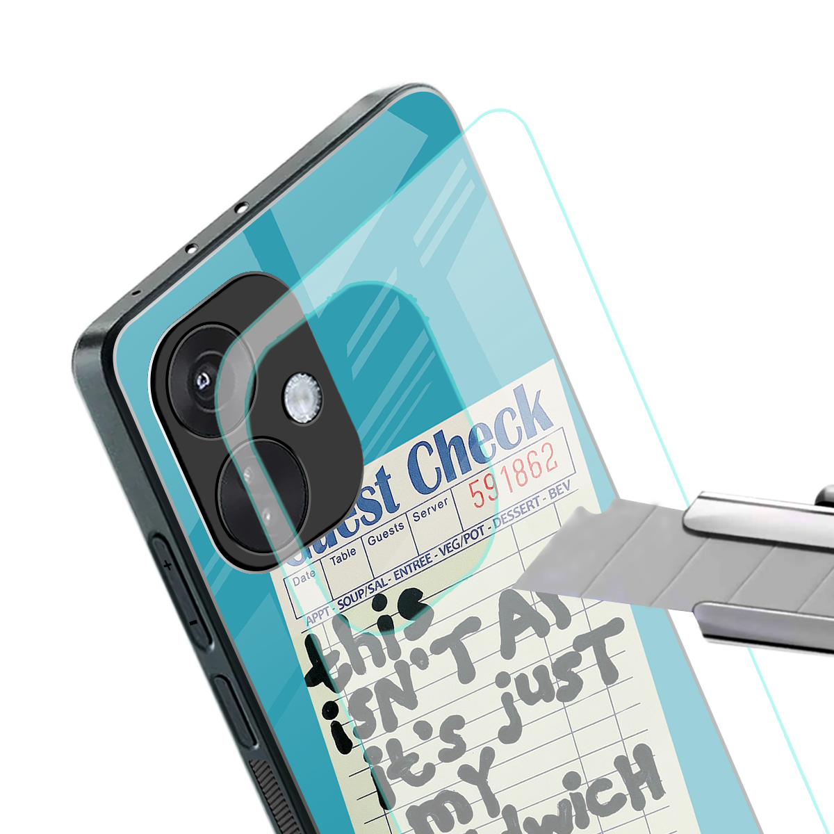 sandwich order back phone cover | glass case for oneplus nord ce 3