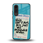 sandwich order back phone cover | glass case for oneplus nord ce 4 lite