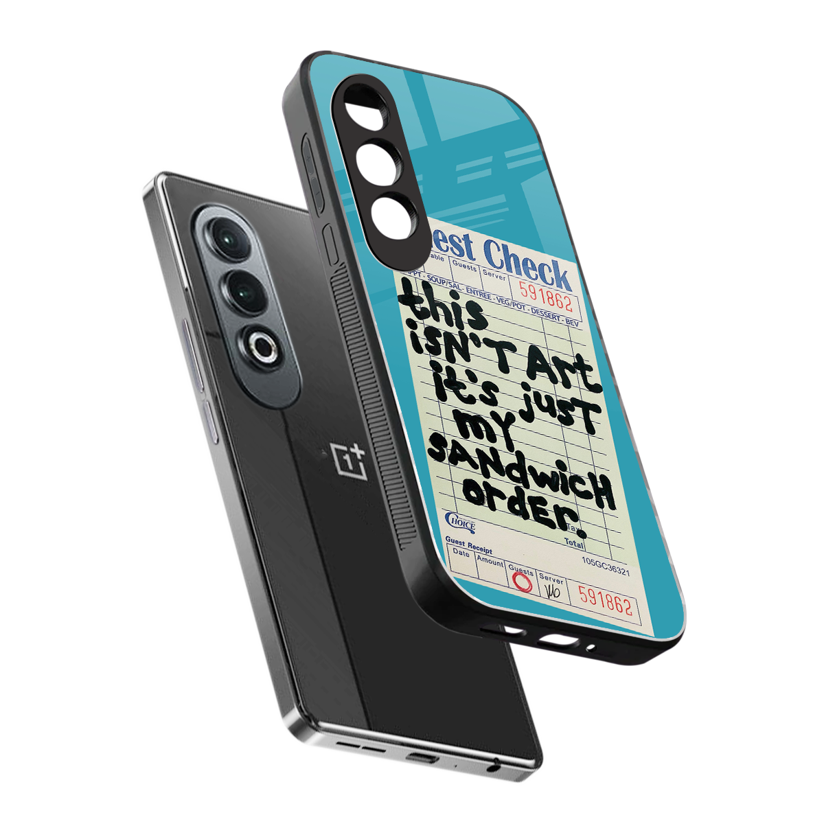 sandwich order back phone cover | glass case for oneplus nord ce 4