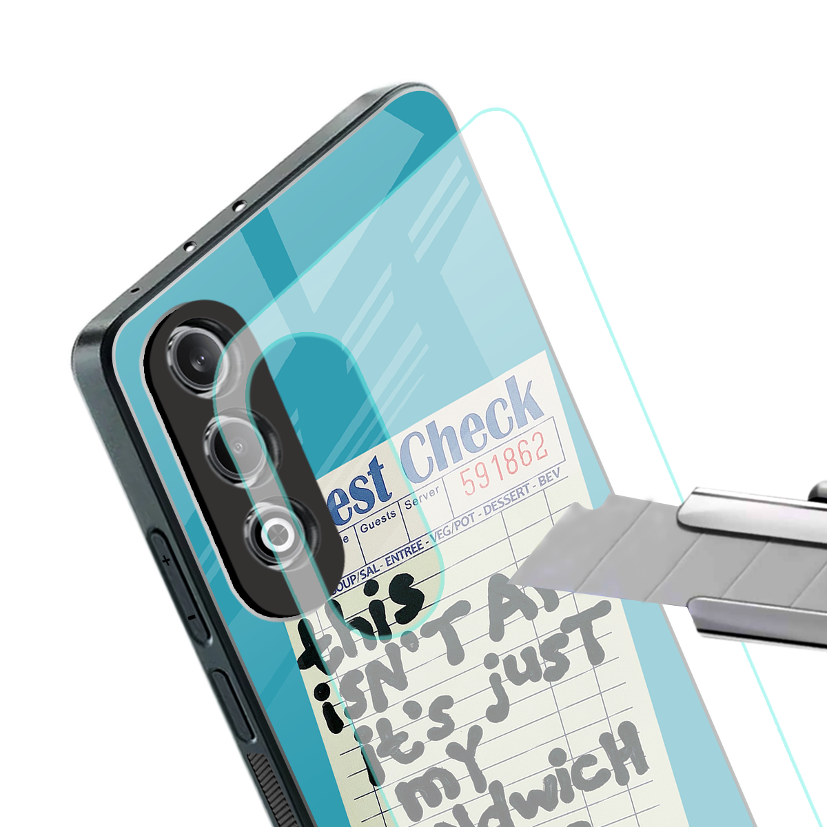 sandwich order back phone cover | glass case for oneplus nord ce 4