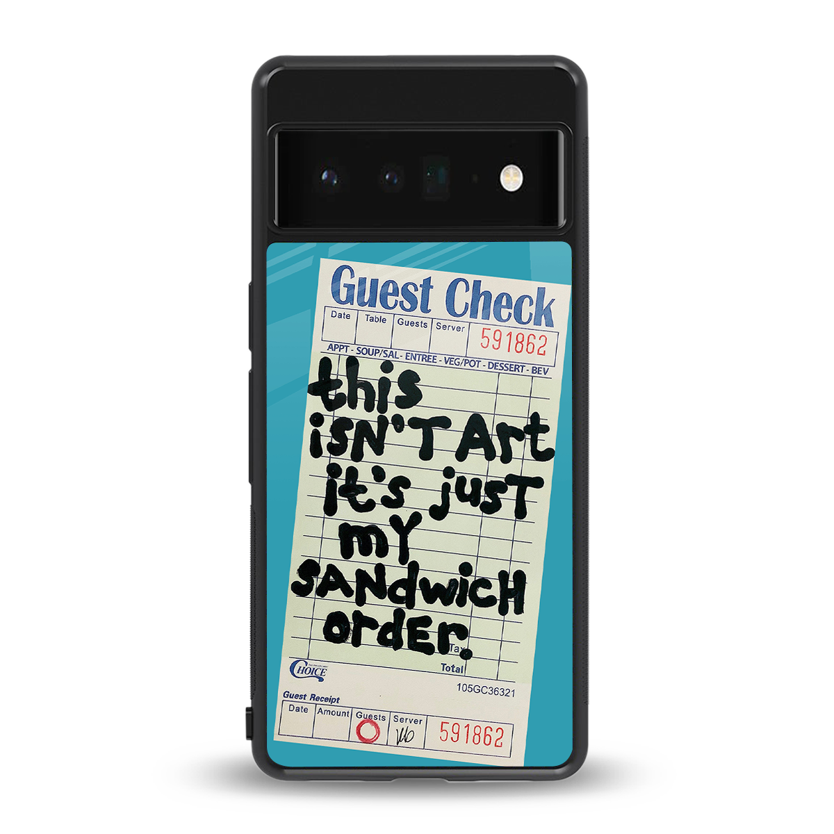 sandwich order back phone cover | glass case for google pixel 6 pro