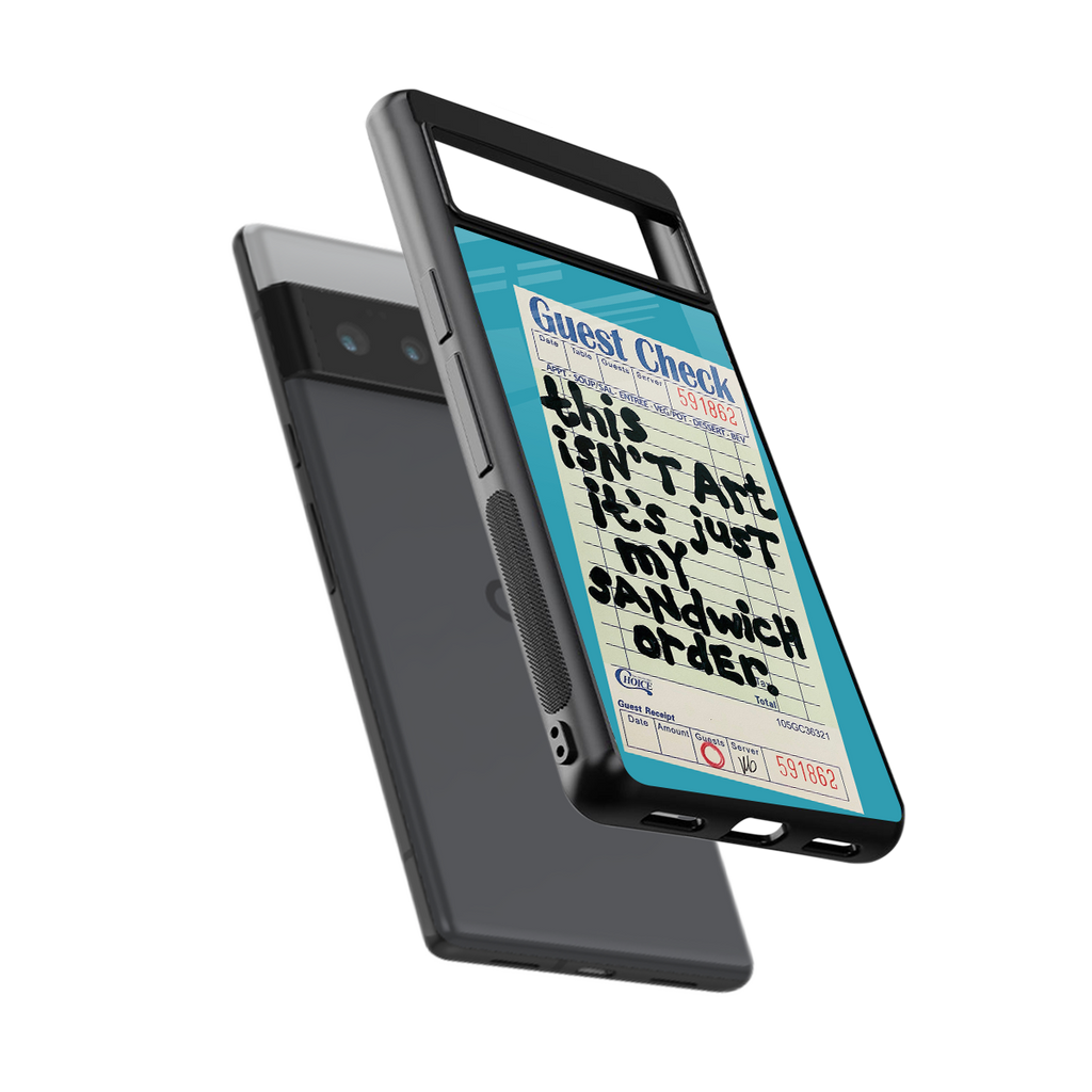 sandwich order back phone cover | glass case for google pixel 6 pro