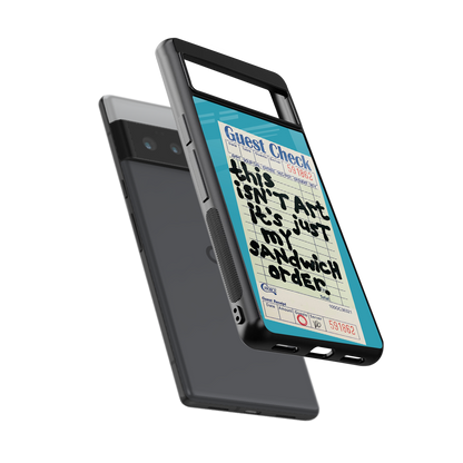 sandwich order back phone cover | glass case for google pixel 6 pro