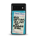 sandwich order back phone cover | glass case for google pixel 6