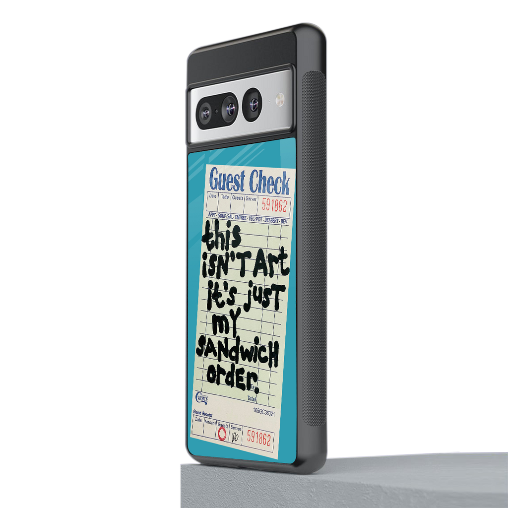 sandwich order back phone cover | glass case for google pixel 7 pro