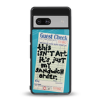 sandwich order back phone cover | glass case for Google Pixel 7