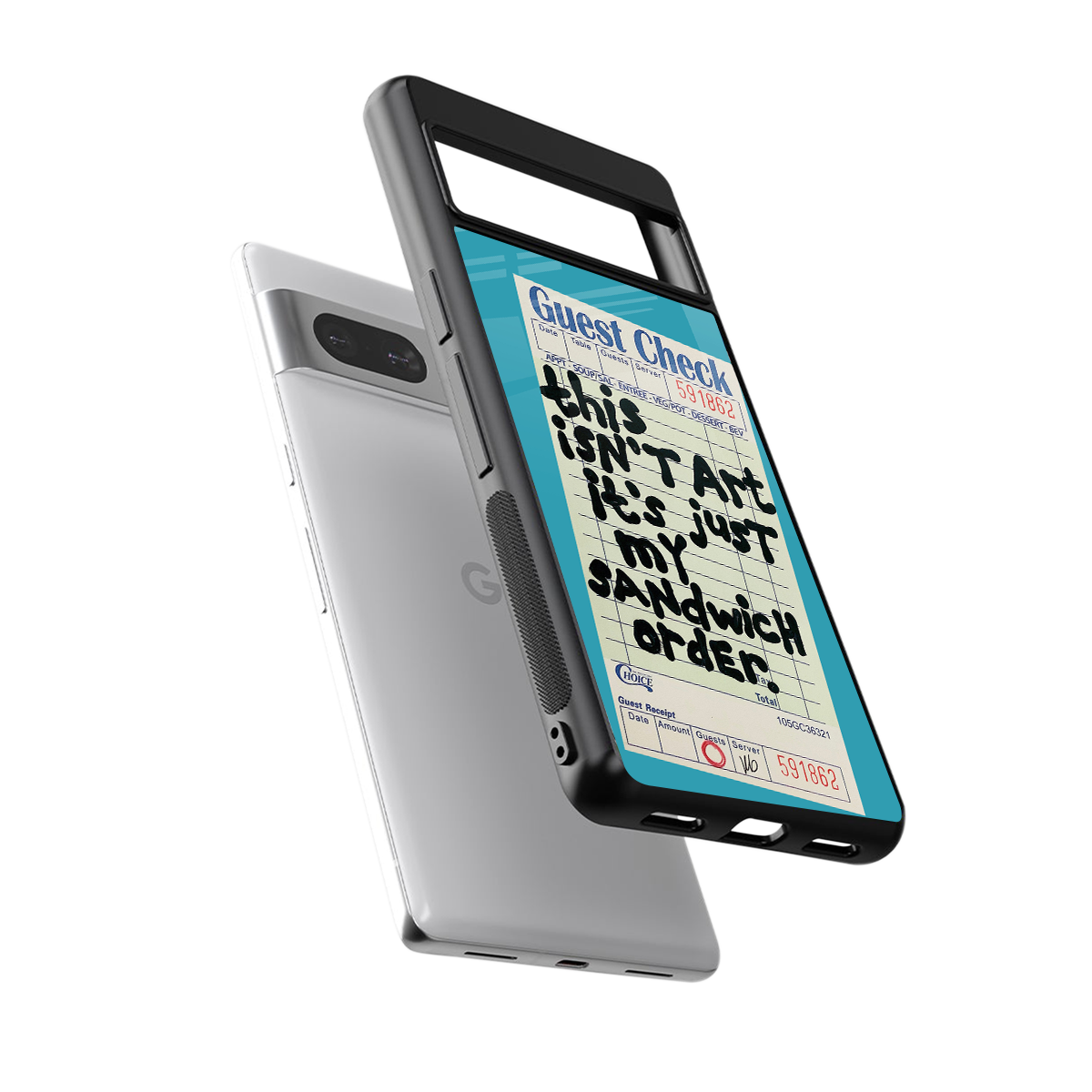 sandwich order back phone cover | glass case for Google Pixel 7A