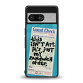 sandwich order back phone cover | glass case for Google Pixel 8